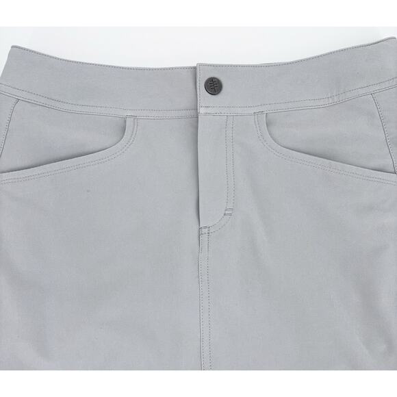 Royal Robbins Alpine Mountain Pro Skirt Skort Gray 8 Trim Fit Hiking Athleisure - Picture 4 of 14